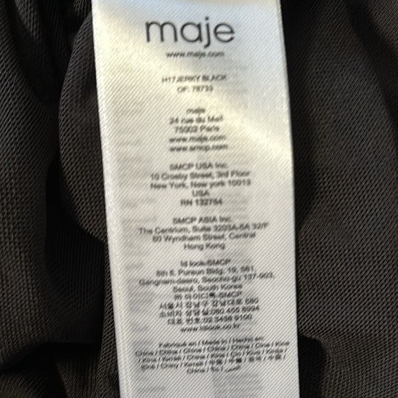 Maje combo lace/pleated skirt - Picture 5 of 5